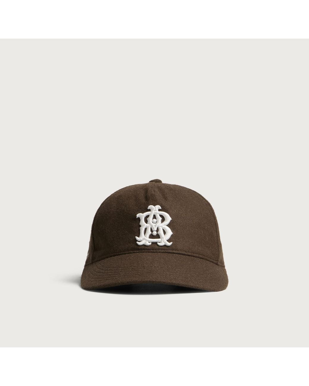 About Blank Brown Monogram Cap for men