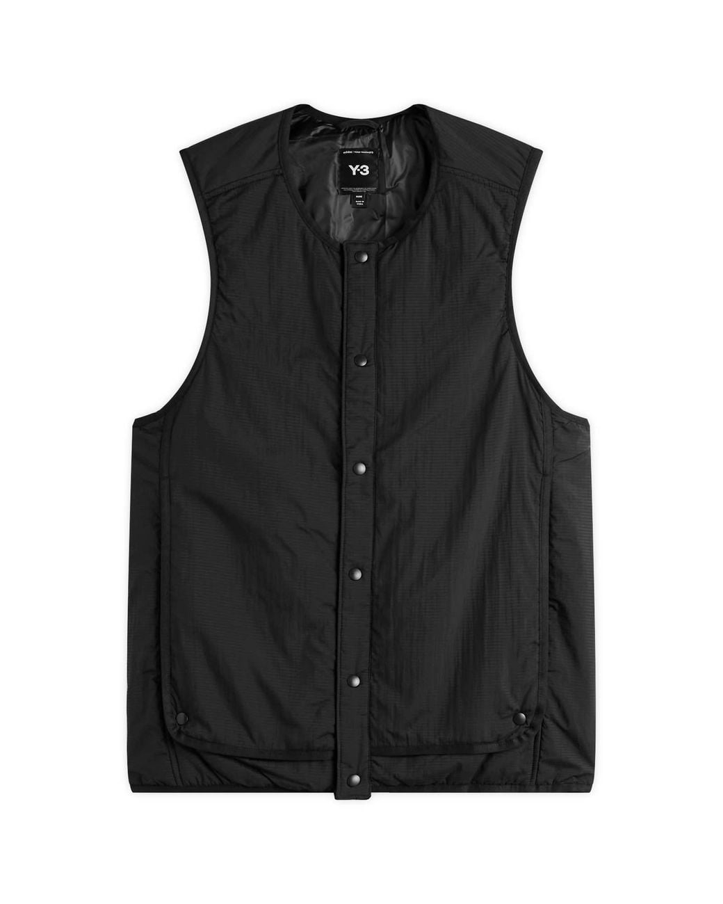Y-3 Black Gilet for men