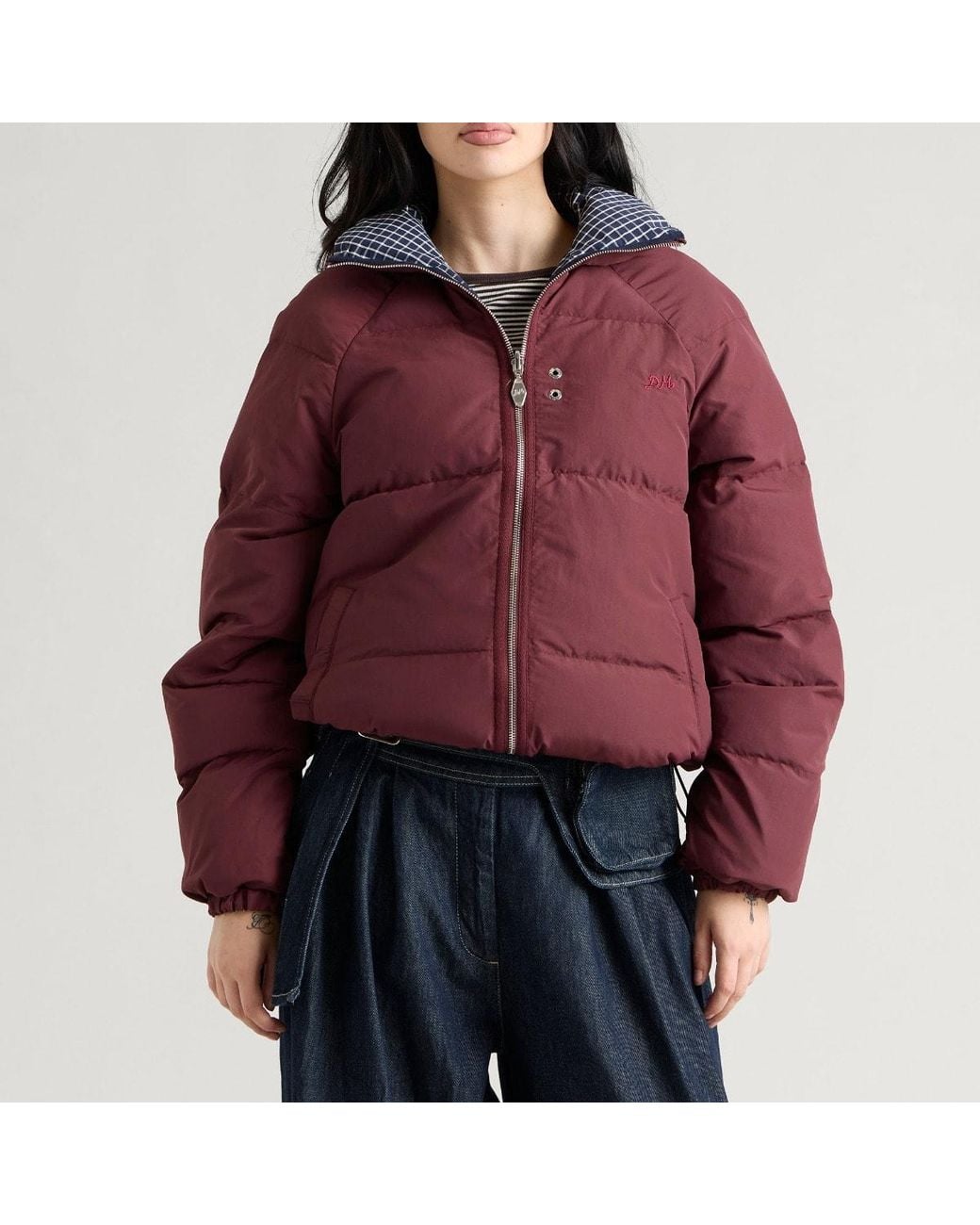 Damson Madder Purple End. X Opal Puffer Jacket