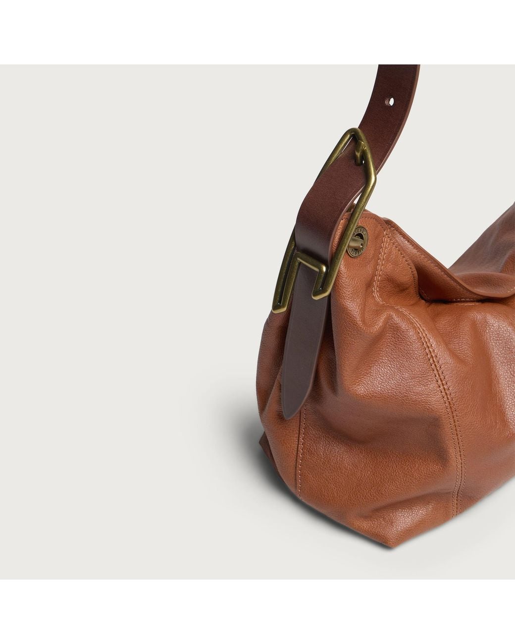 DIESEL Brown D-Line Shoulder Bag