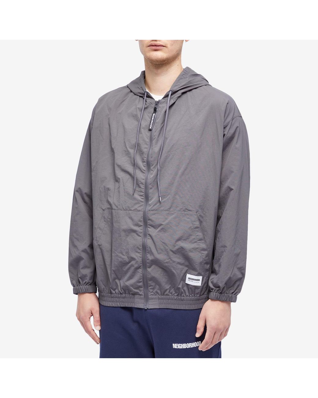 Neighborhood Hooded Zip Up Jacket in Gray for Men   Lyst