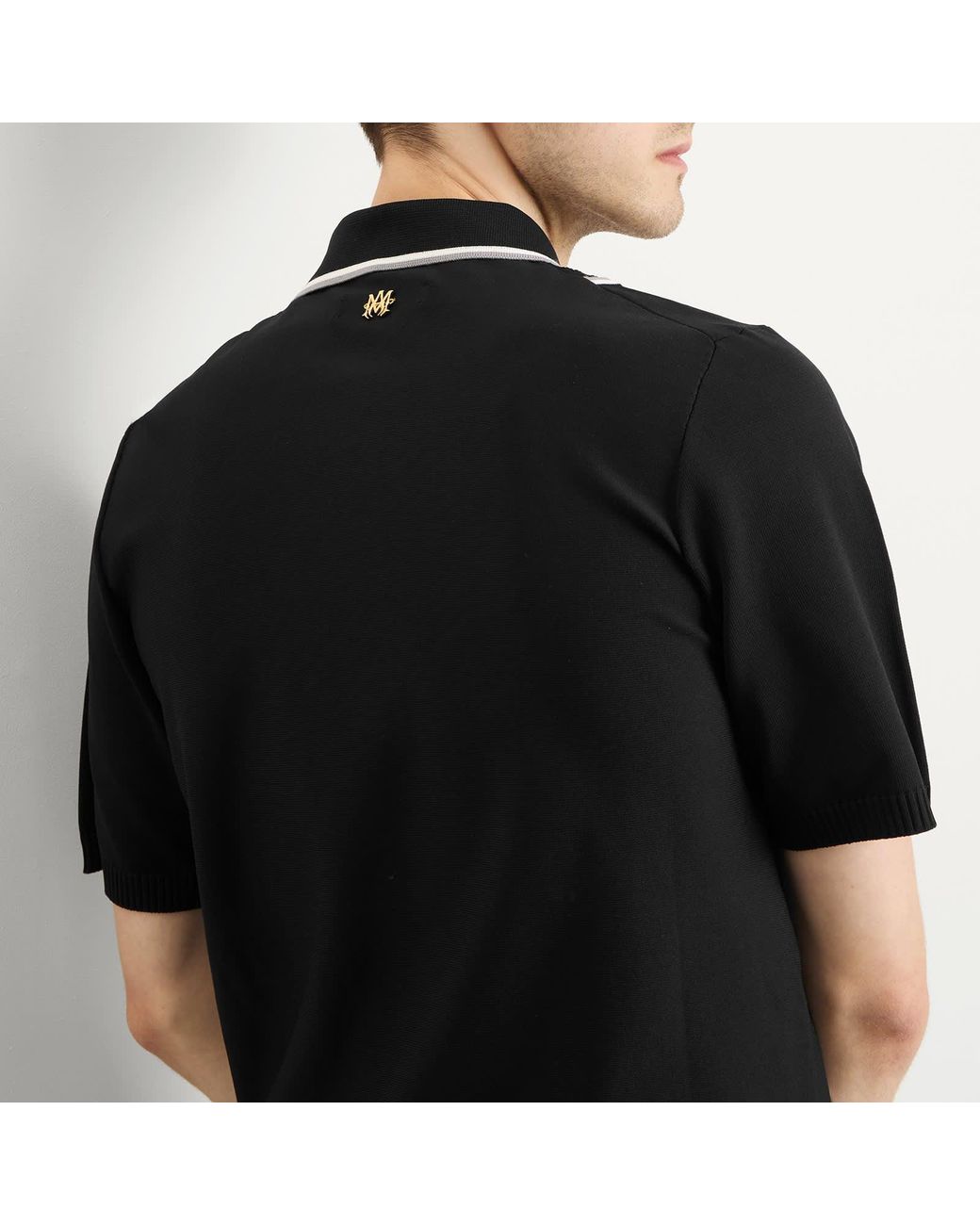 Amiri Black Script Stripe Shirt for men