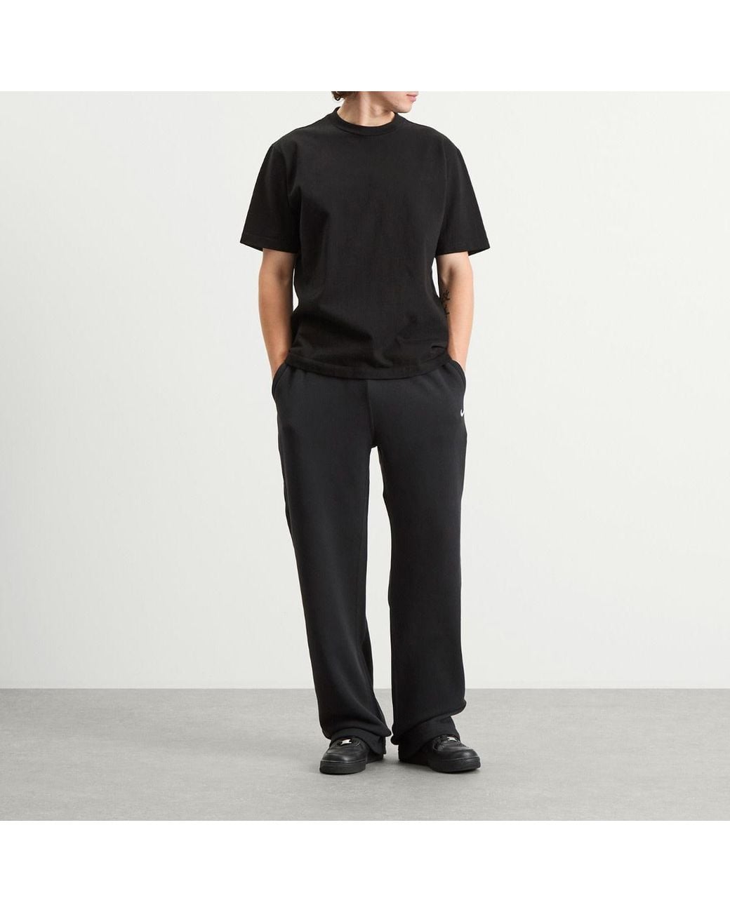 Nike Black X Nocta Cardinal Stock Open Hem Fleece Pant
