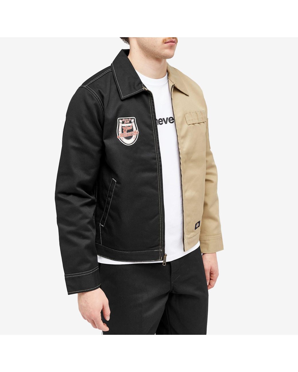 Dickies End. X 'Motorworks' Eisenhower Jacket in Black for Men | Lyst