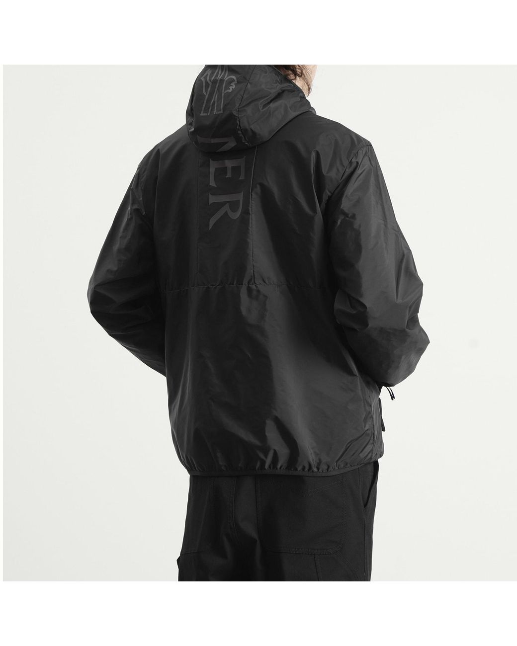 Moncler Black Granier Eco Nylon Jacket for men