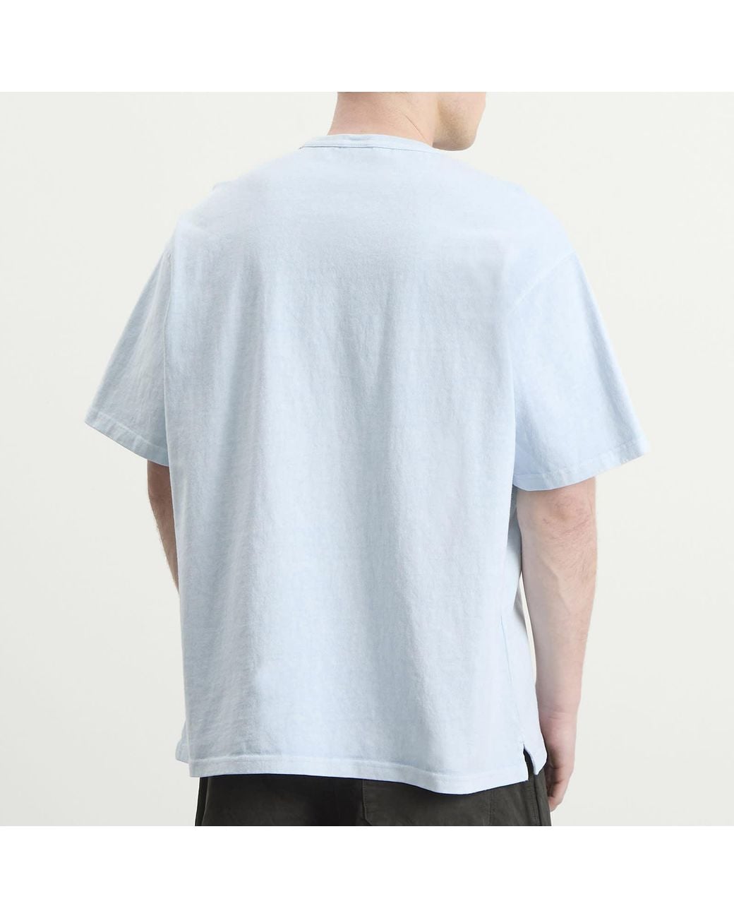 FRIZMWORKS Blue Og Pigment Dye T-Shirt for men