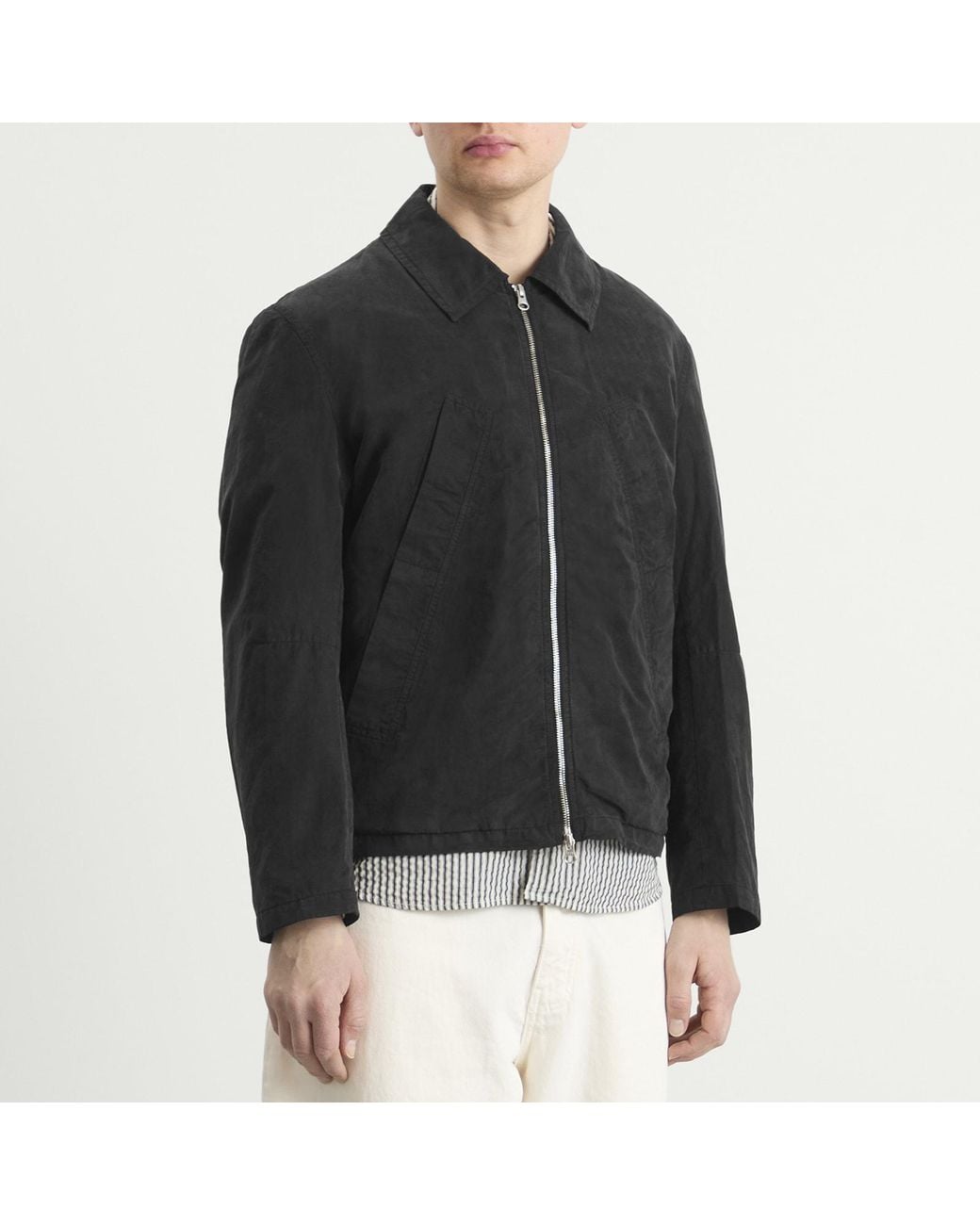 YMC Black Garment Dye Repetition Jacket for men
