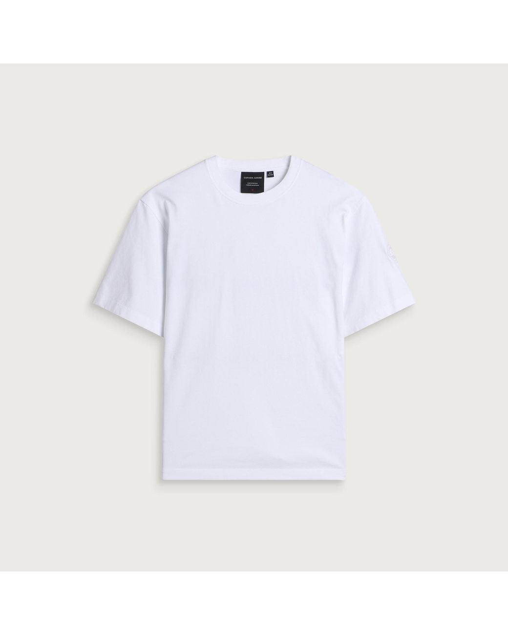 Canada Goose White Novo T-Shirt for men