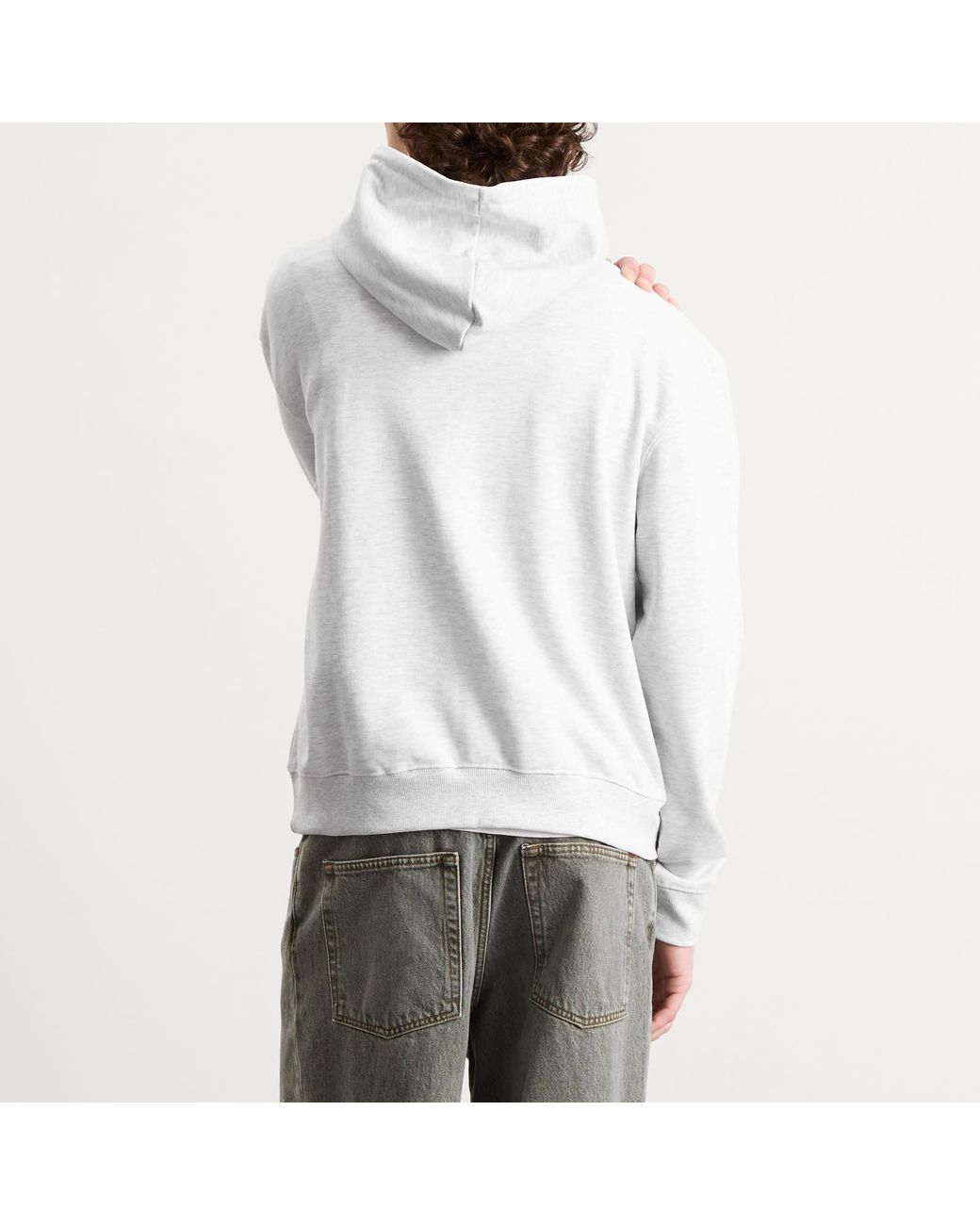 Postalco White Spider Print Hoodie for men