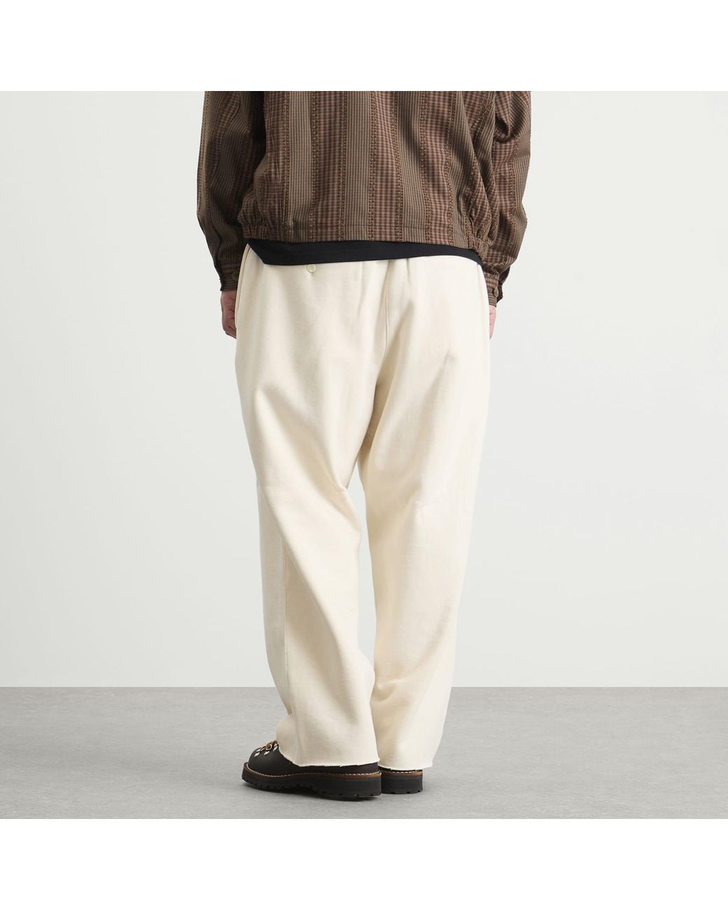 Merely Made Natural Pintuck Wide Trousers for men