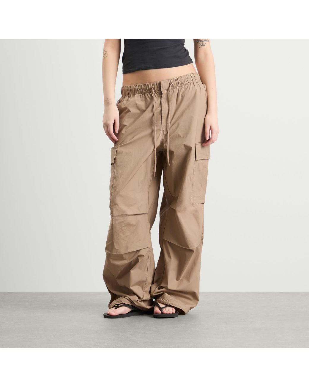 Skims Natural Sateen Cargo Pant