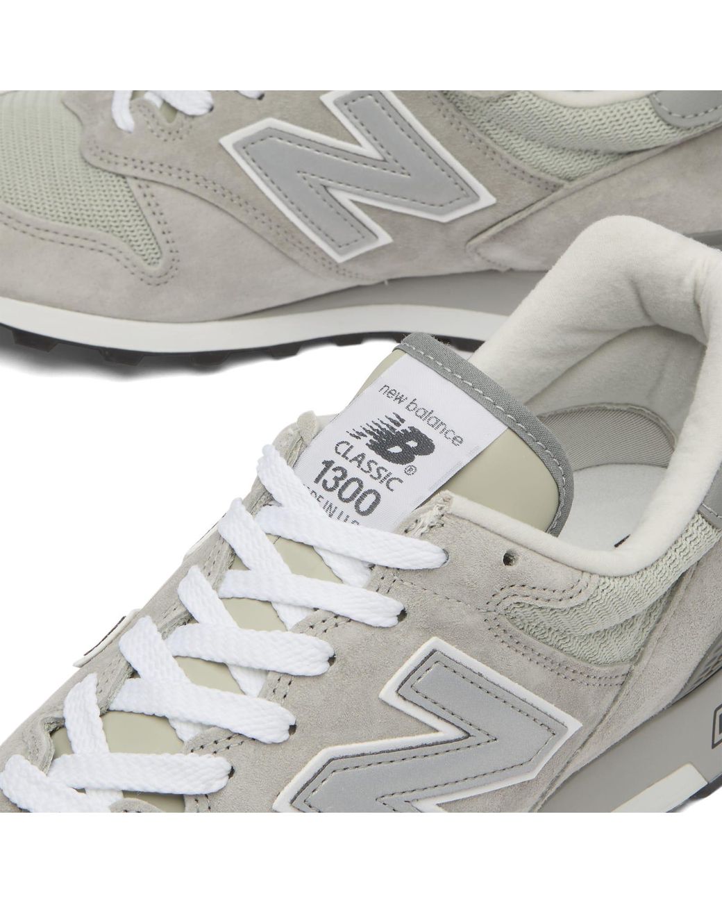 New Balance White 1300 Sneaker