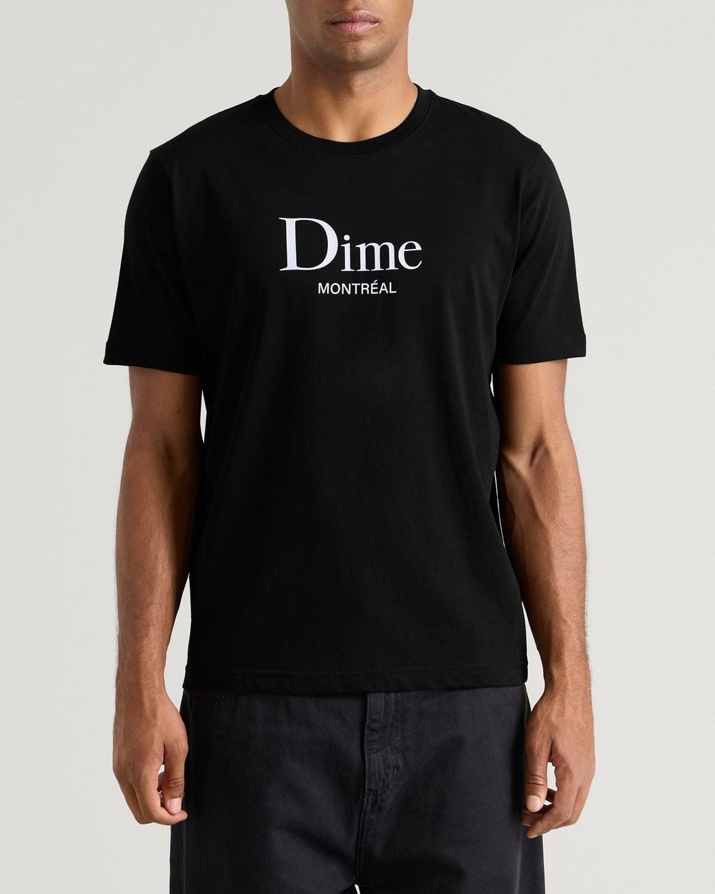 Dime Black Classic Mtl T-Shirt for men