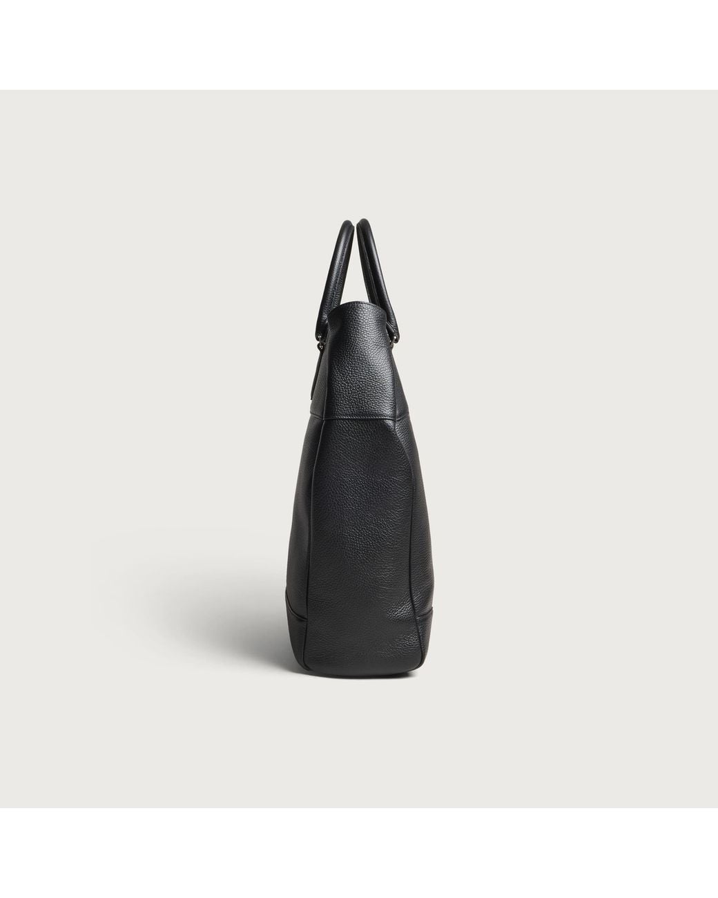 GRAMS28 Black 185 Vertical Tote Bag for men