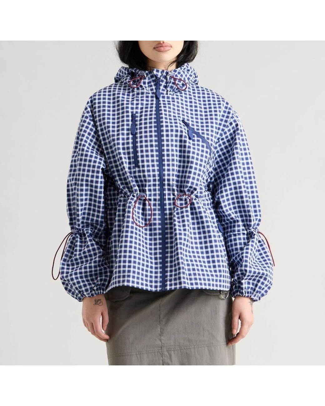 Damson Madder Blue End. X Matilda Raincoat
