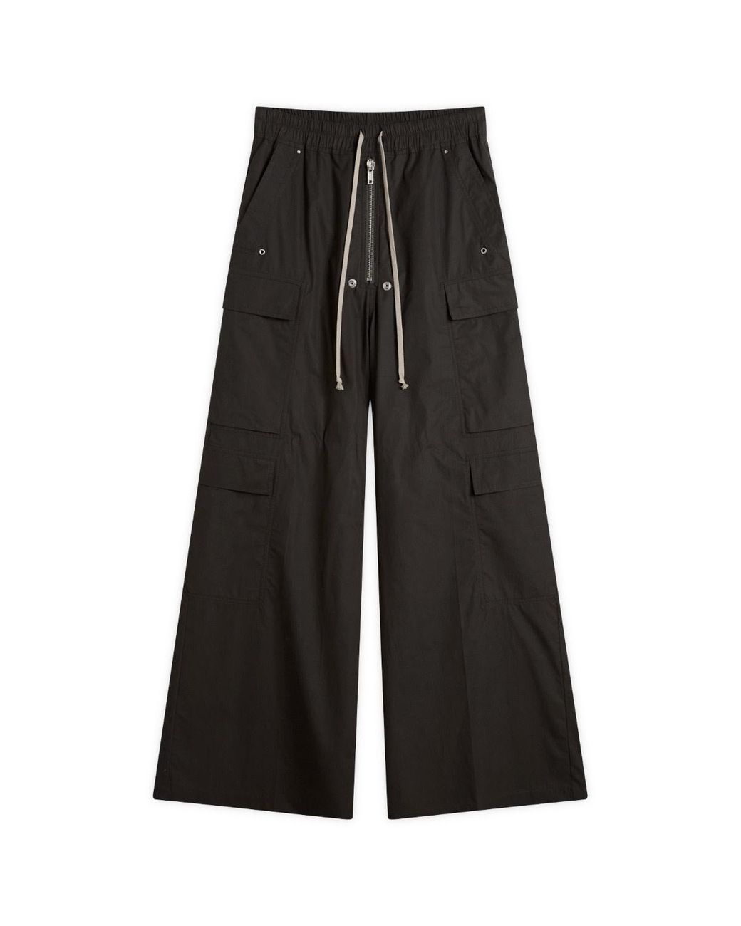 Rick Owens Black Cargobelas Cargo Trousers for men
