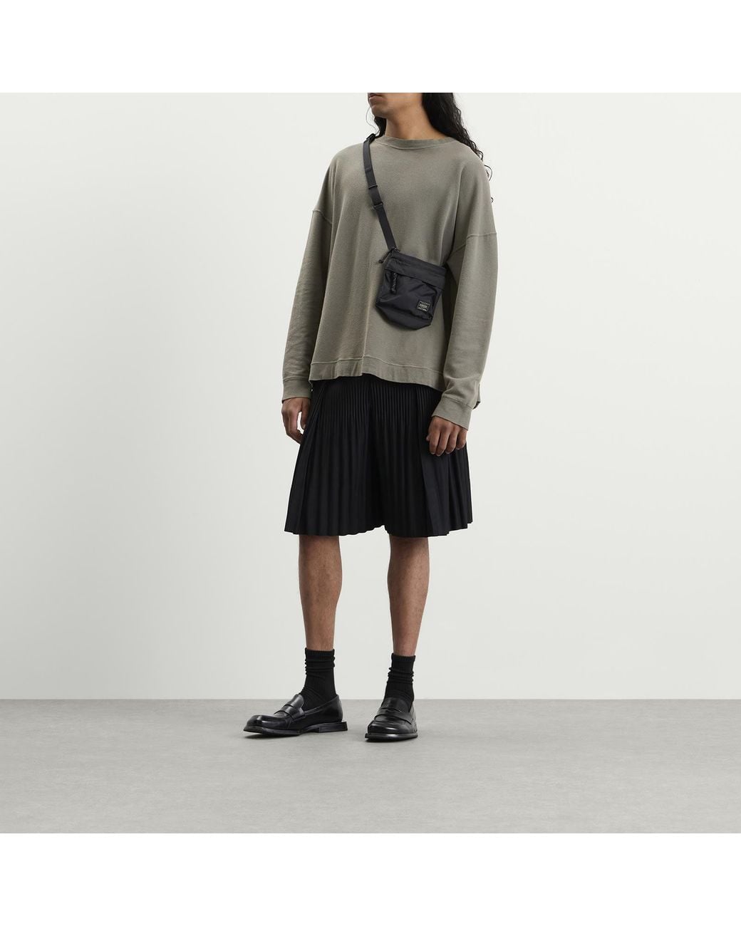 Homme Plissé Issey Miyake Black Pleat Short for men