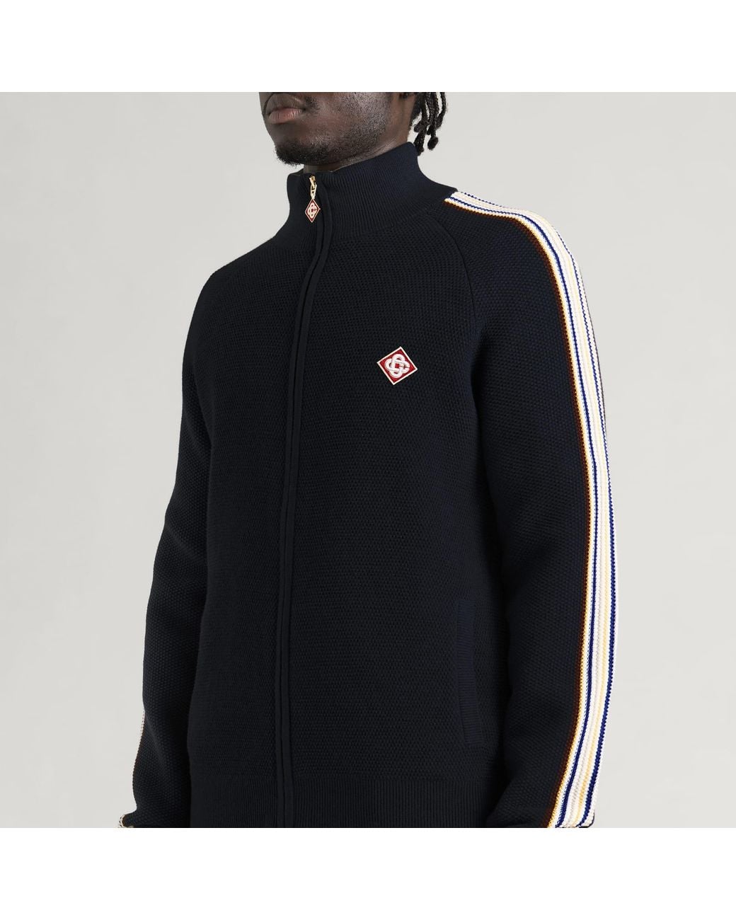 Casablanca Black Cafe Culture Track Jacket for men