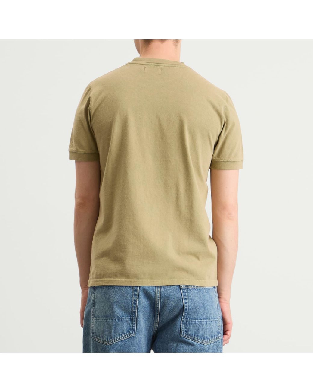 Late Checkout Yellow Logo Vintage Ringer T-Shirt for men