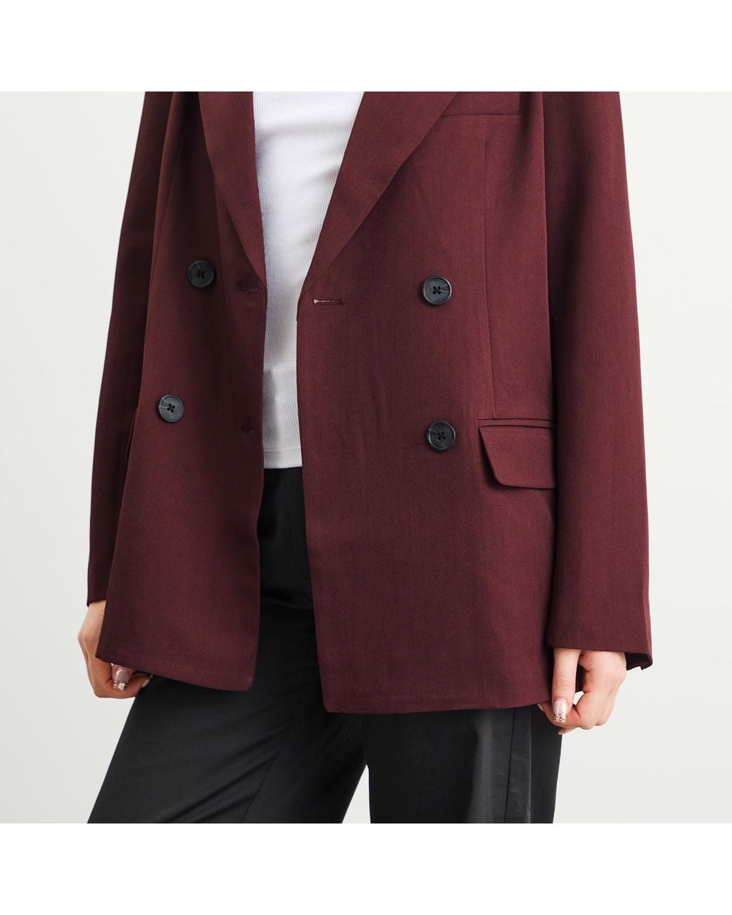 4th & Reckless Purple Maggie Blazer