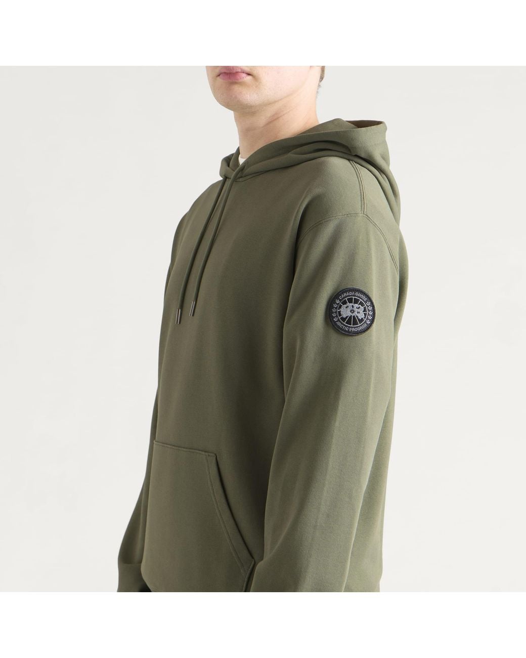 Canada Goose Green Loon Hoody Disc for men