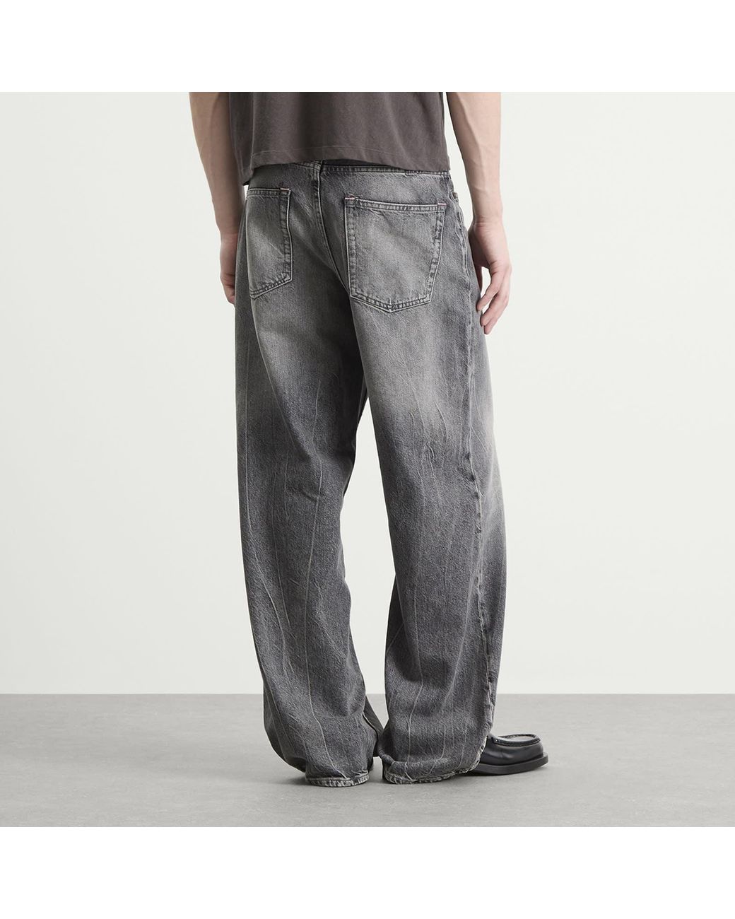 Acne Gray 1981 Gothik Wash Denim Jeans for men