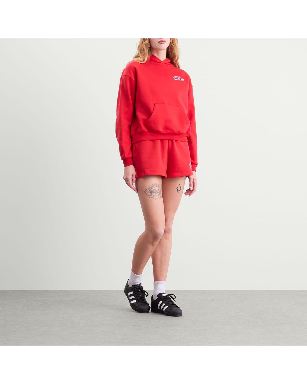 ICECREAM Red College Shorts
