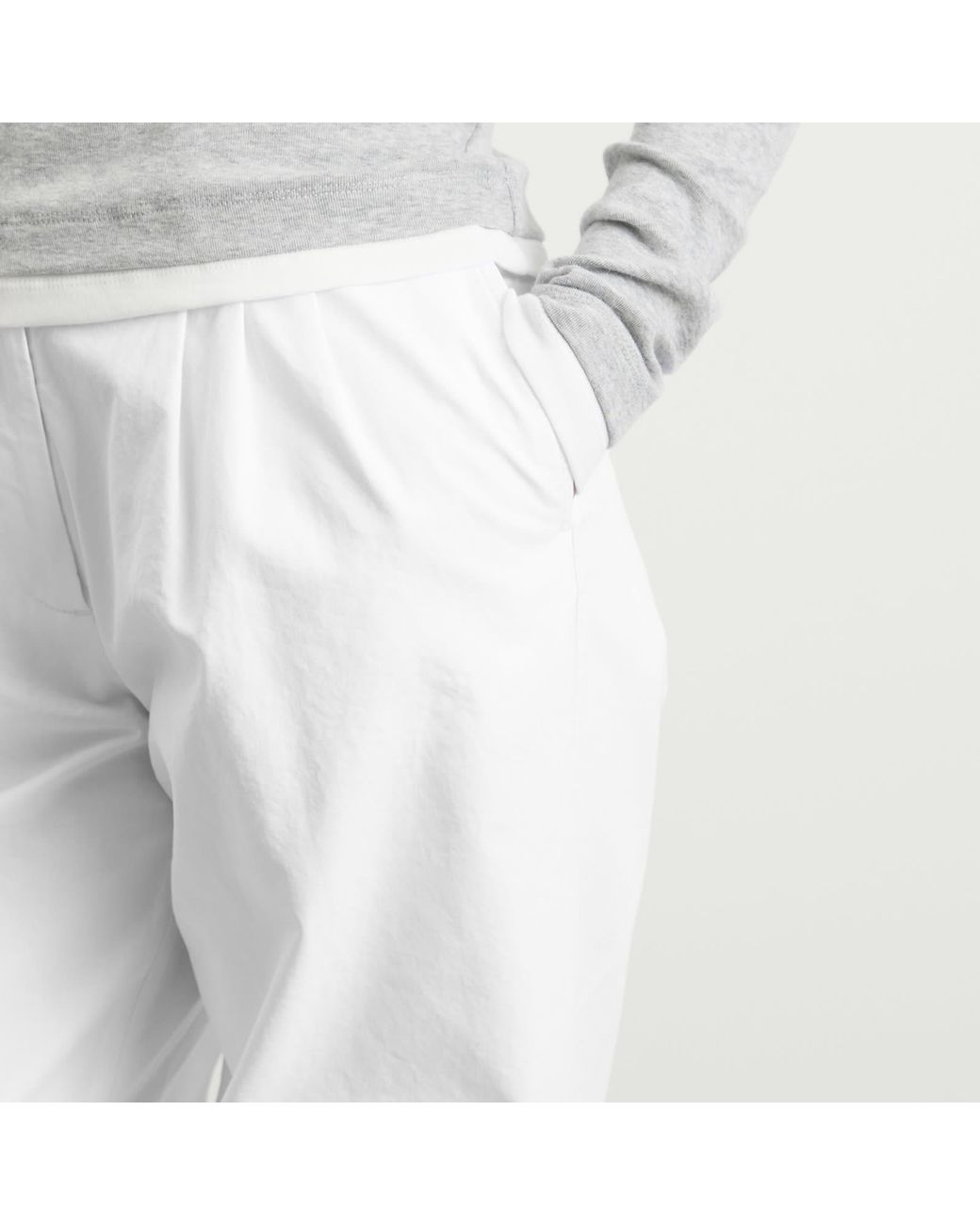 NOTHING WRITTEN White Lena Trouser