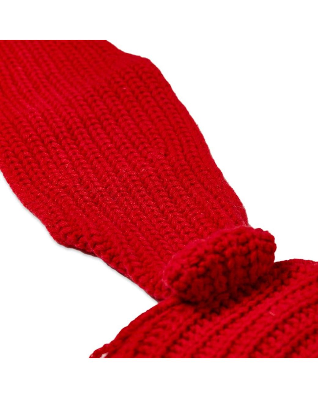 Charles Jeffrey Loverboy Chunky Rabbit Beanie in Red | Lyst Charles Jeffrey Loverboy Chunky Rabbit Beanie in Red | Lyst