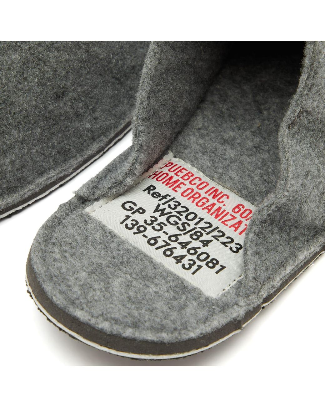 Puebco Gray Small Slipper for men