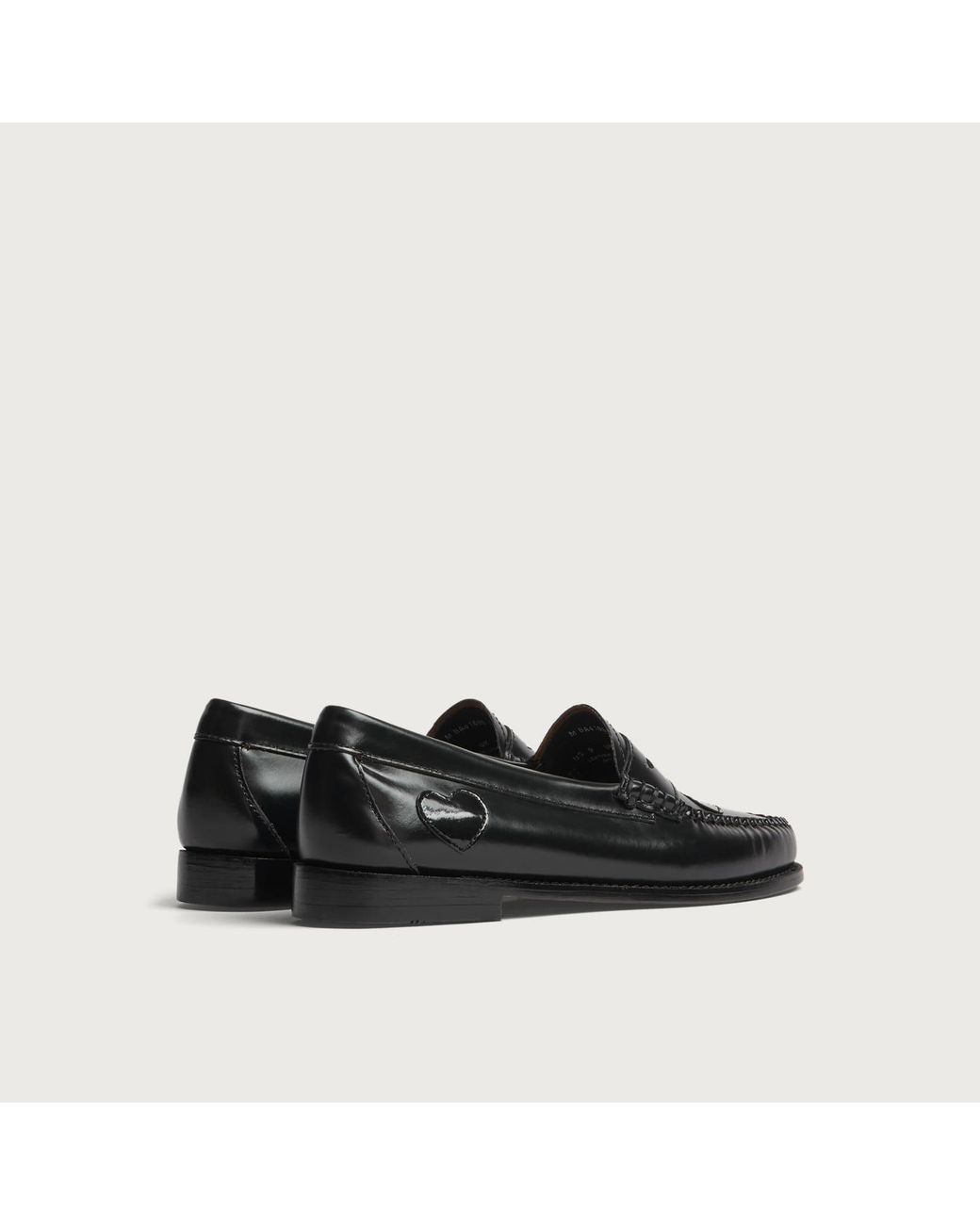 G.H.BASS Black Penny Love Loafers