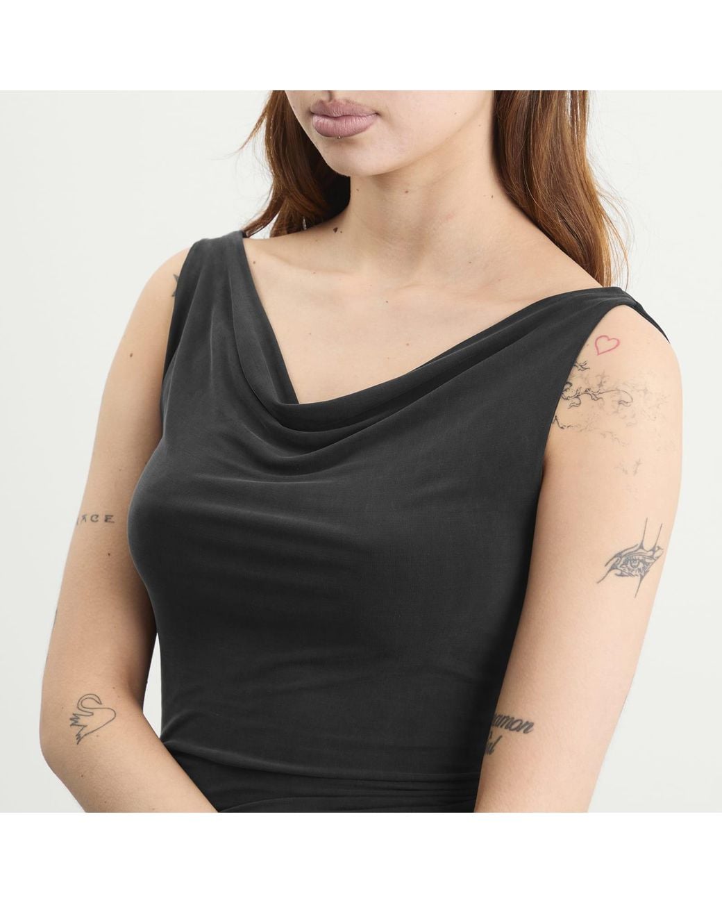 Peachy Den Black Kylie Top
