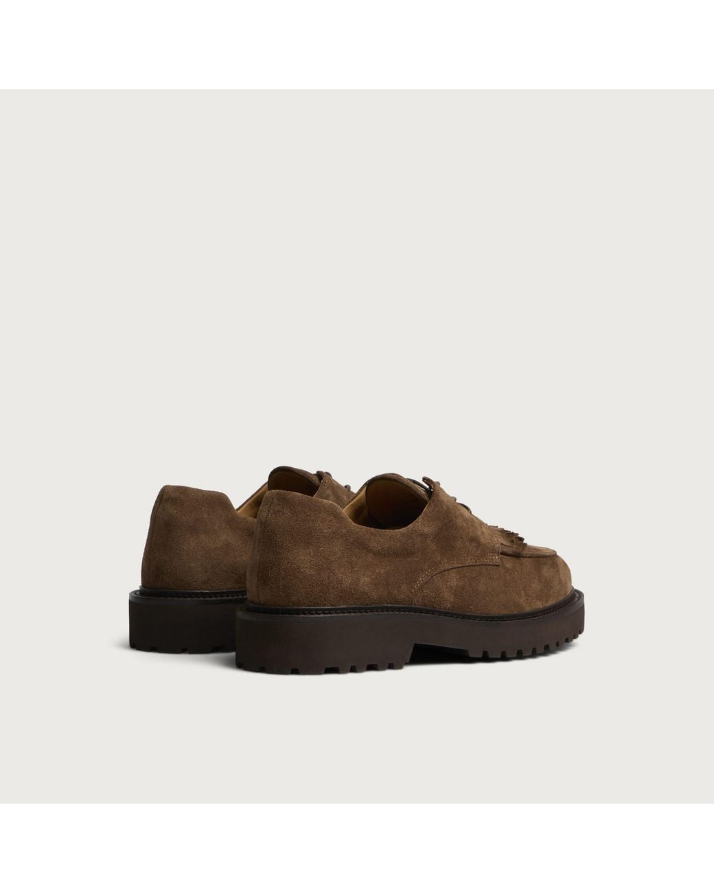 Jacques Soloviere Brown Max Suede Derbie for men