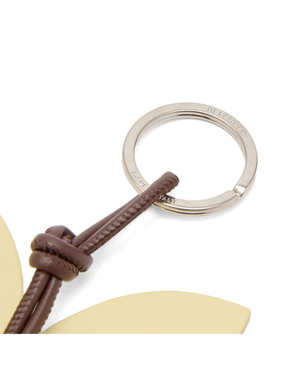 Jil Sander Metallic Snowdrop Keyring