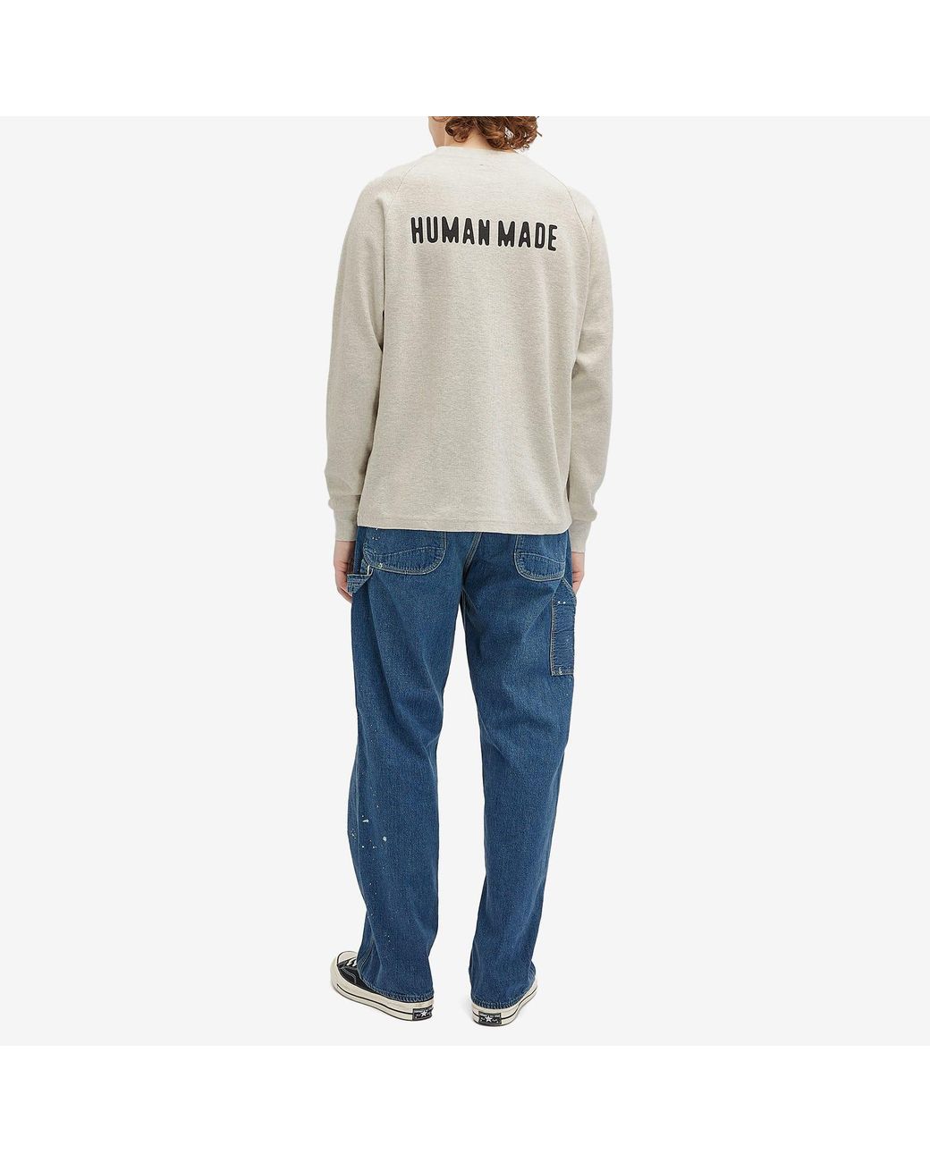 Human Made Raglan Sleeve L/S T-Shirt in White for Men | Lyst Human Made Raglan Sleeve L/S T-Shirt in White for Men | Lyst