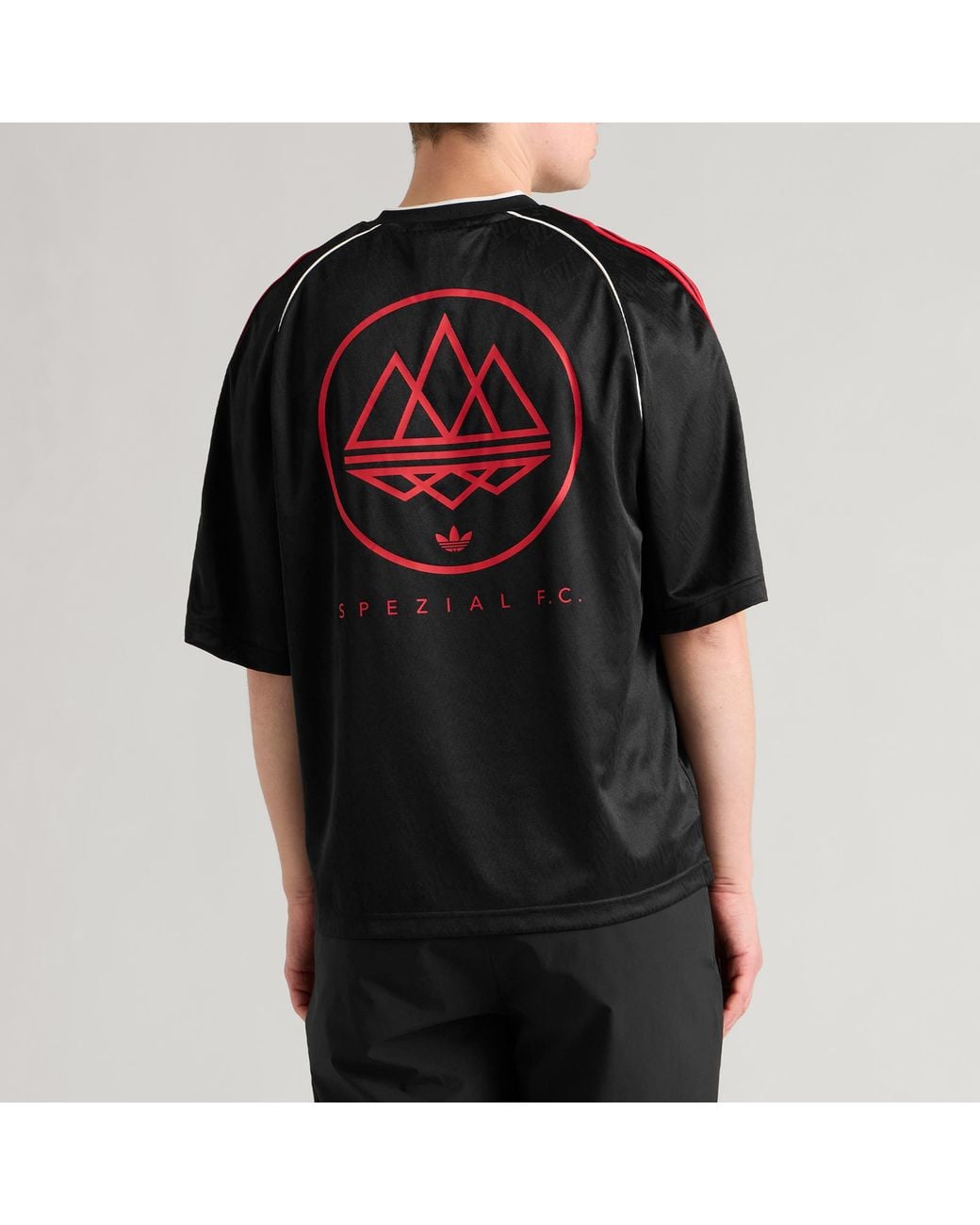 Adidas Black Spezial Manchester United Fc T-Shirt for men