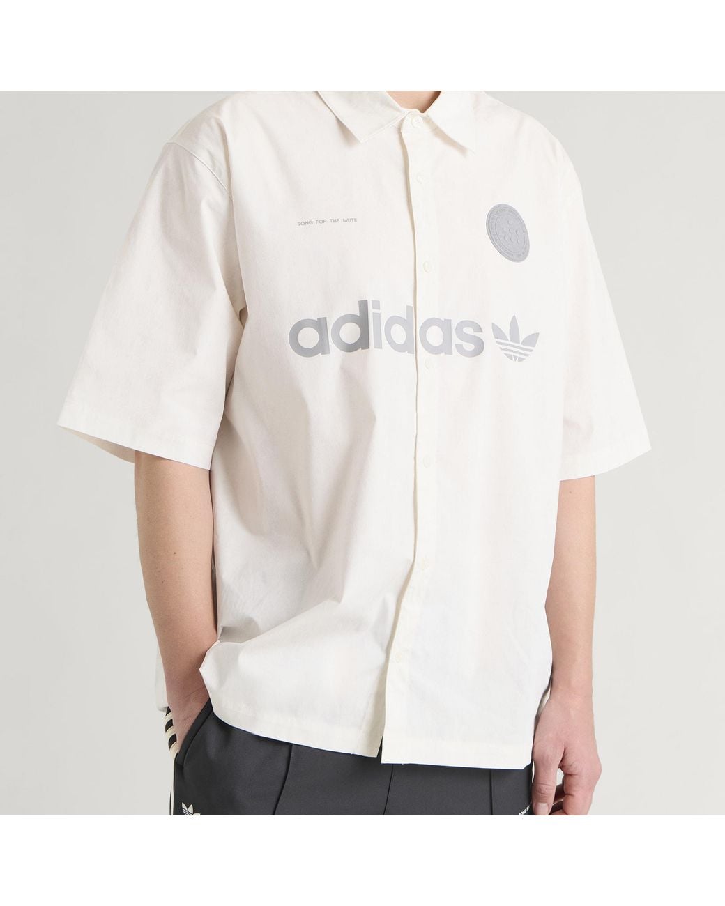 Adidas White X Song For The Mute Adi008 Short Sleeve Shirt