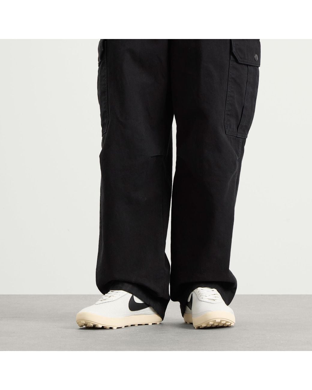 Nike White Astrograbber Txt Sneaker