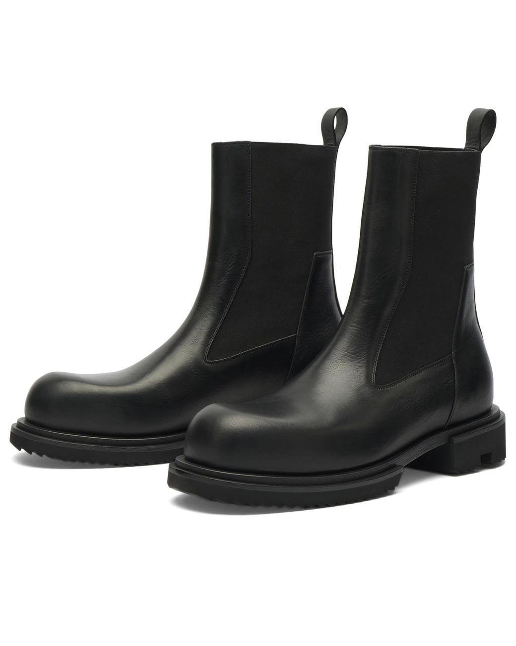 Rick Owens Black Beatle Gabe Boot for men