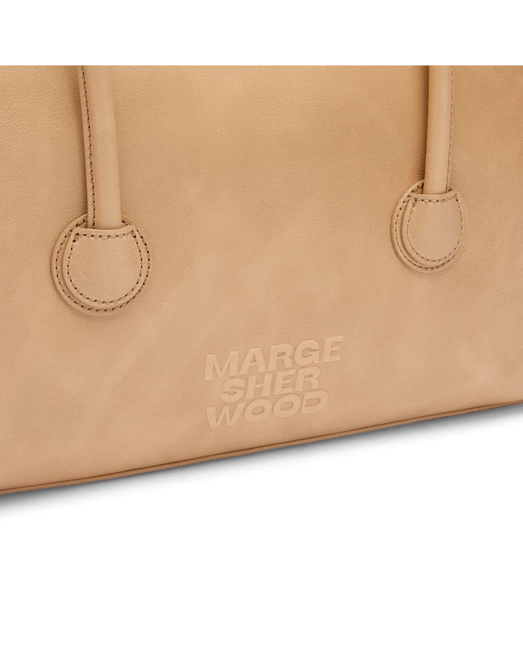MARGE SHERWOOD Natural Small Soft Boston Bag
