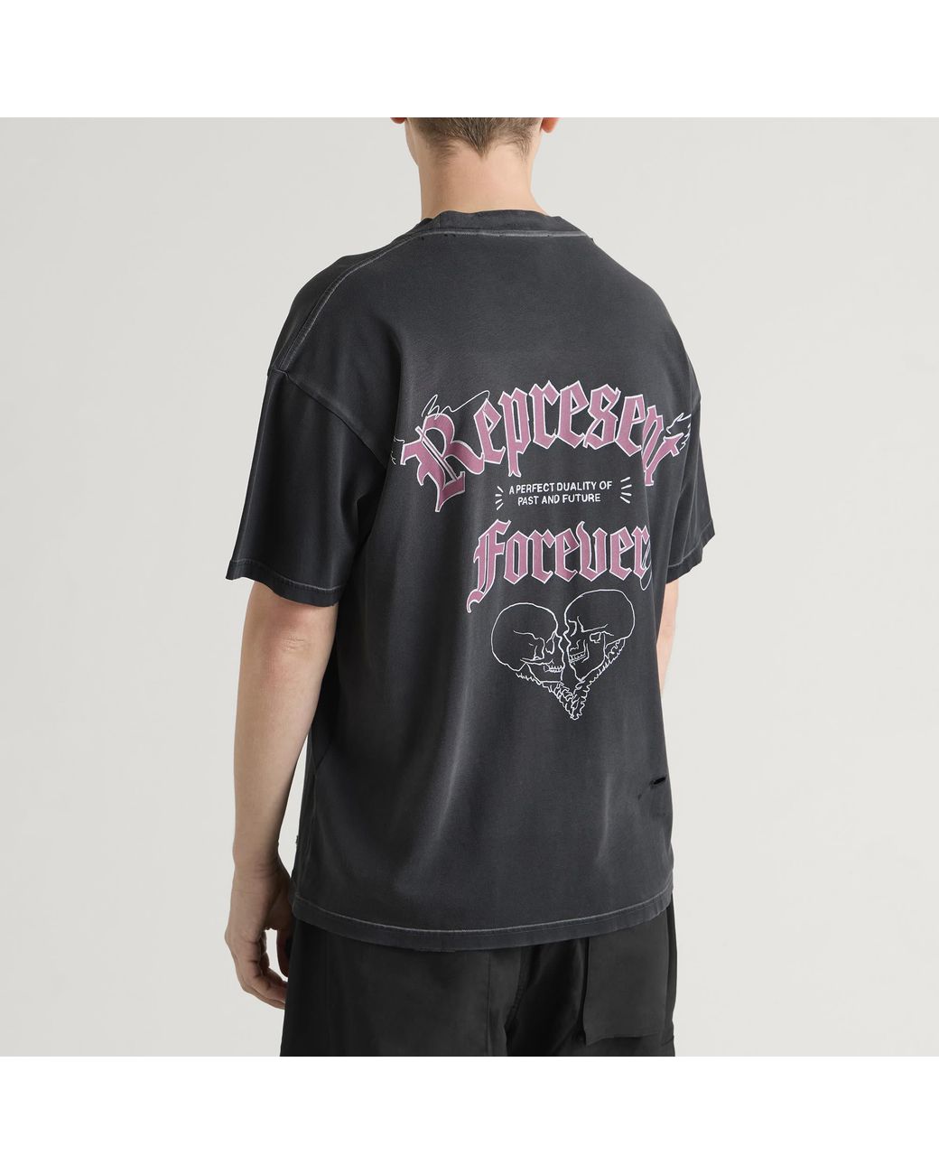 Represent Black Duality T-Shirt for men