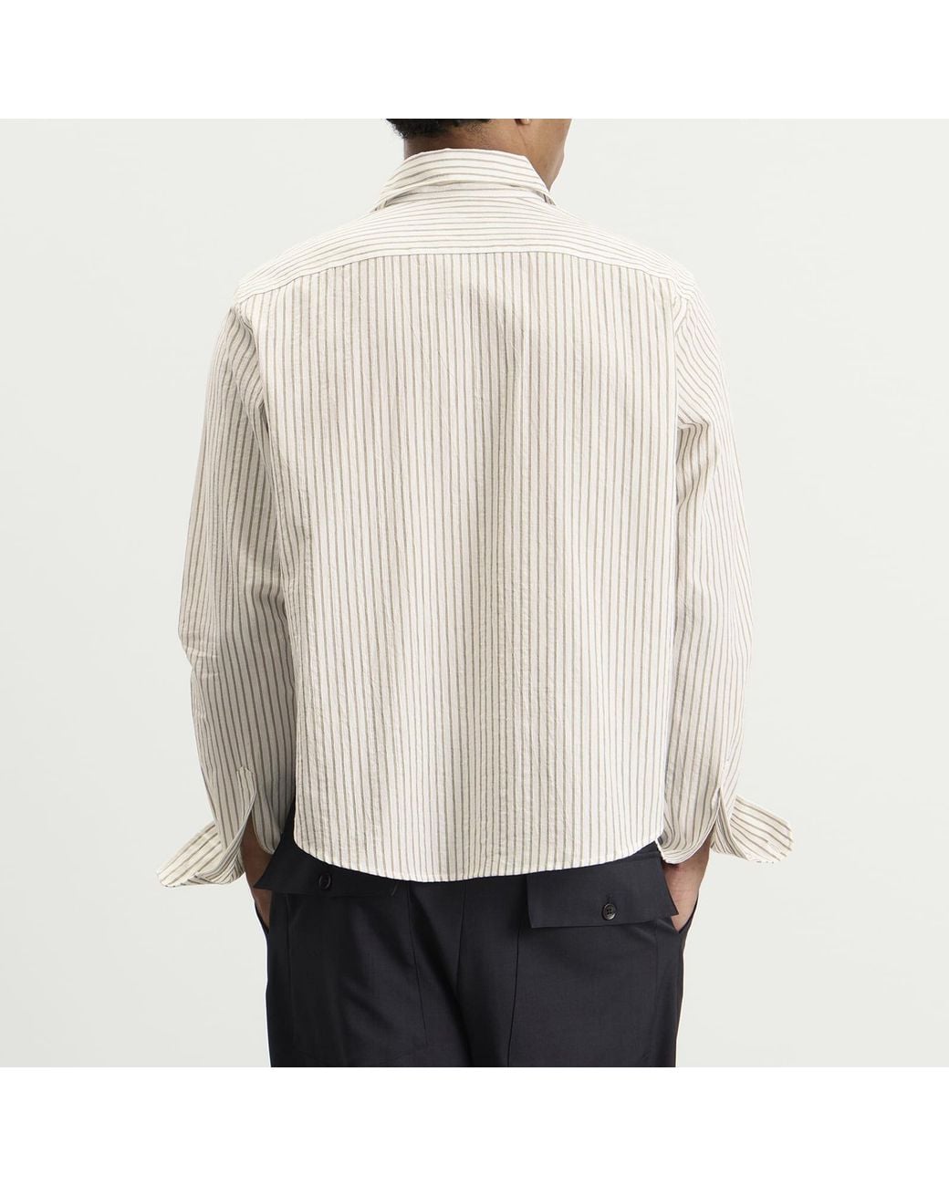 Second/Layer White Second Layer Sherman Shirt for men