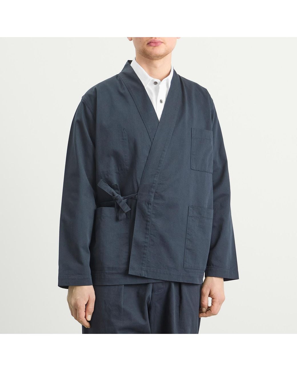 Universal Works Blue Kyoto Work Jacket for men