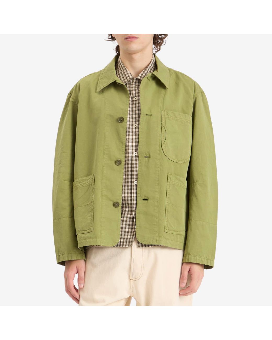 YMC Construction Jacket in Green for Men | Lyst