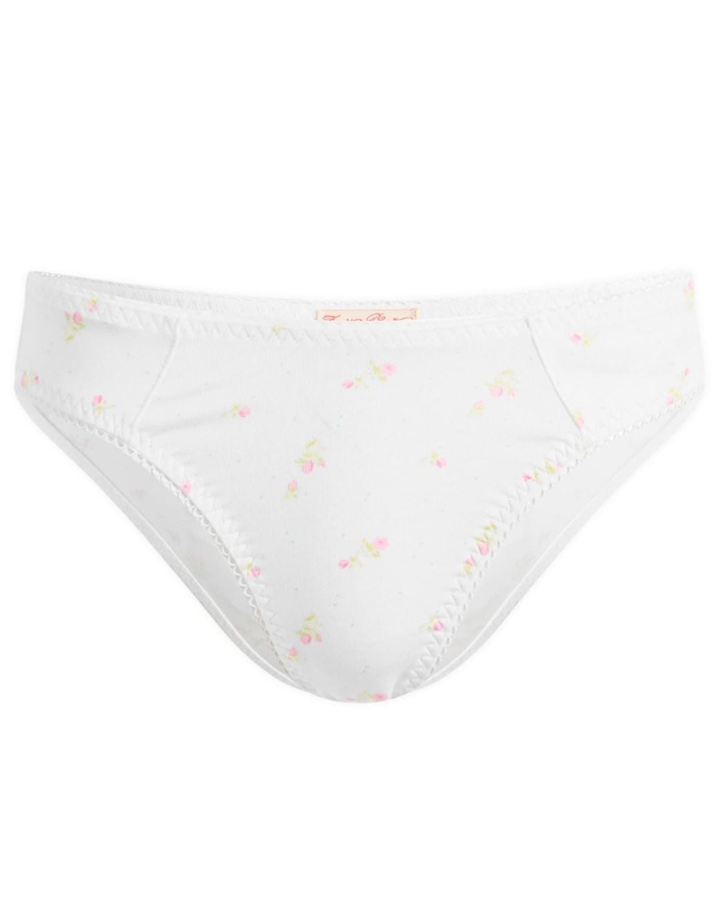 Fruity Booty White Rosette Brief