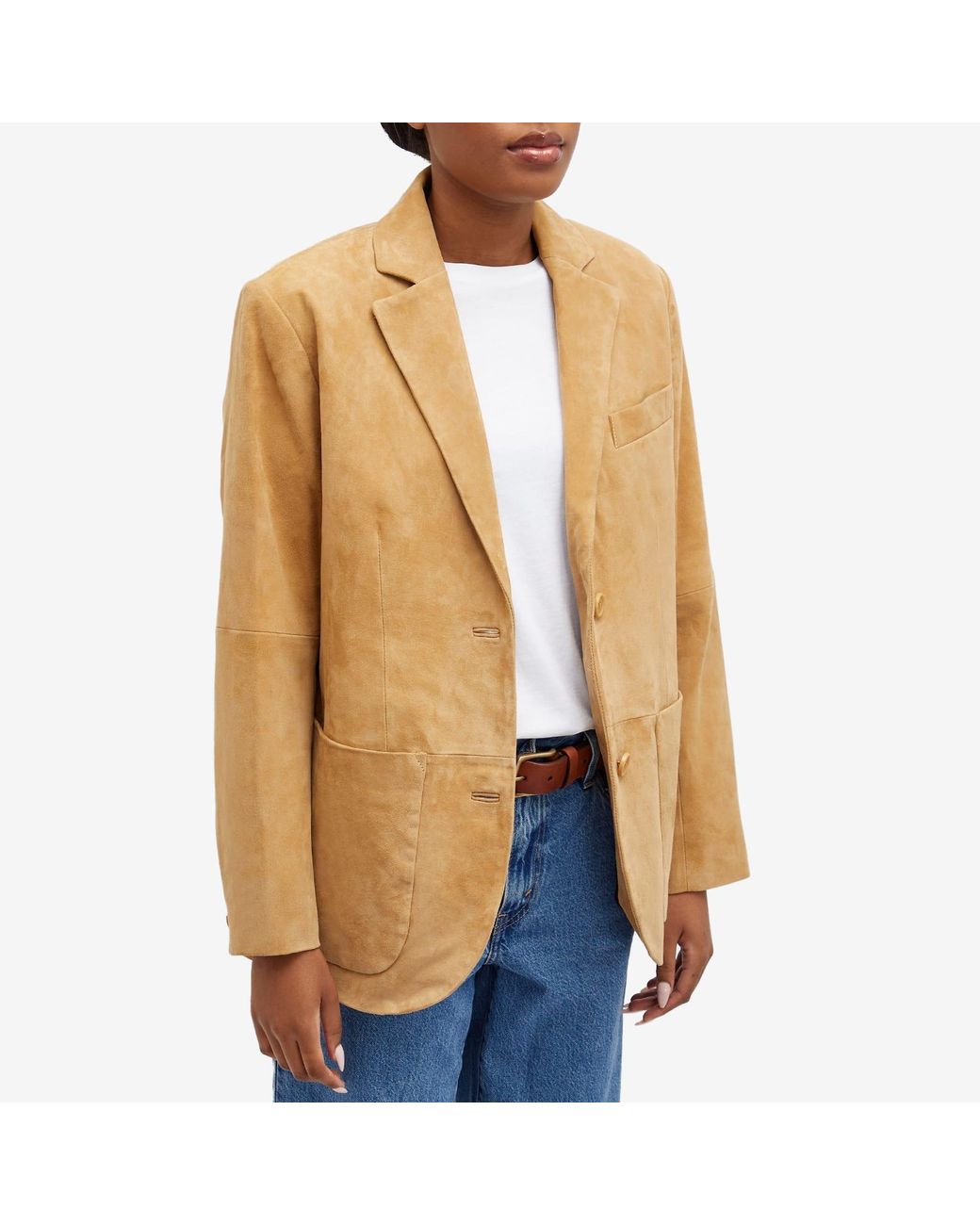 Blazer vintage suede 2025