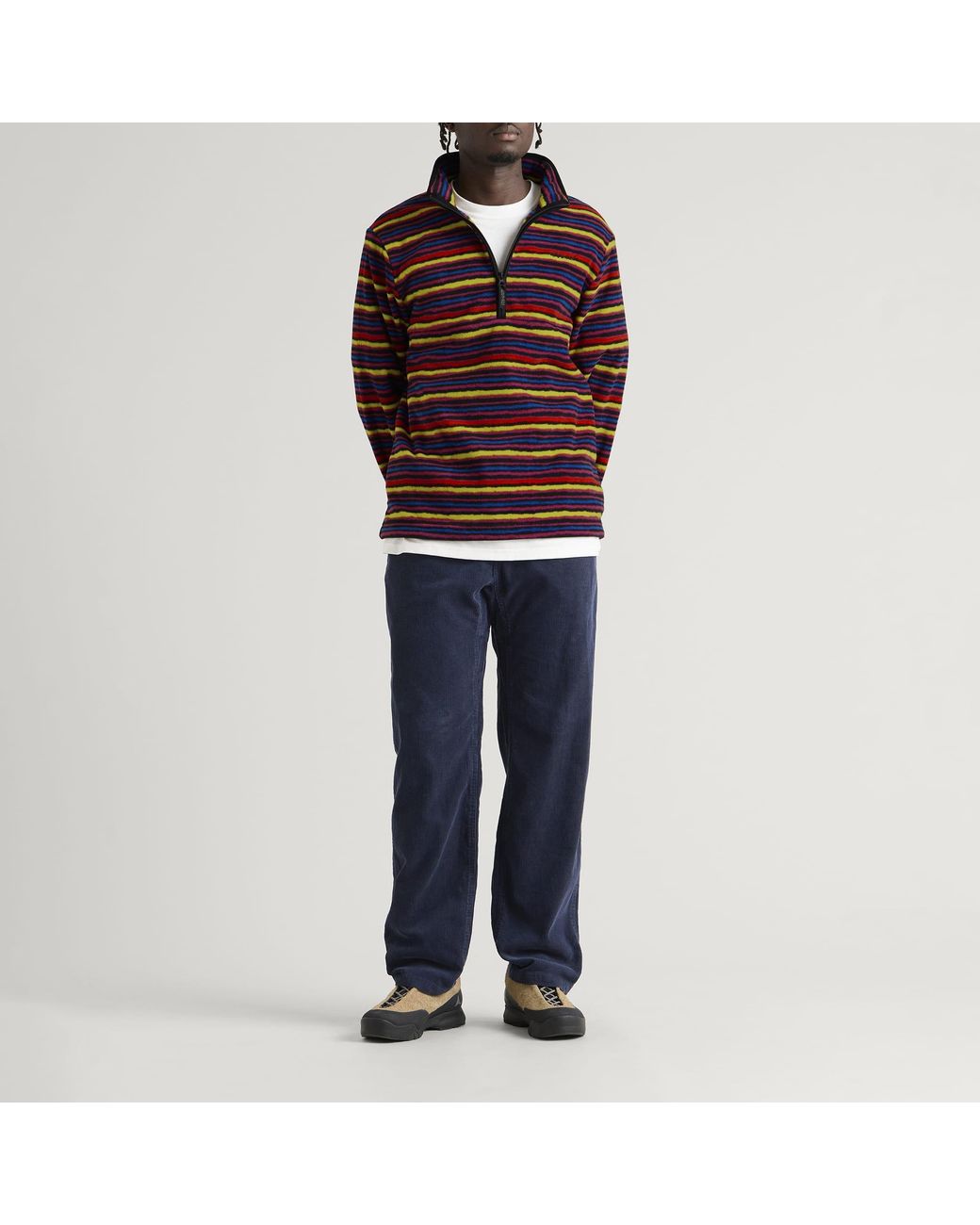 Gramicci Red Thermal Fleece Pullover for men