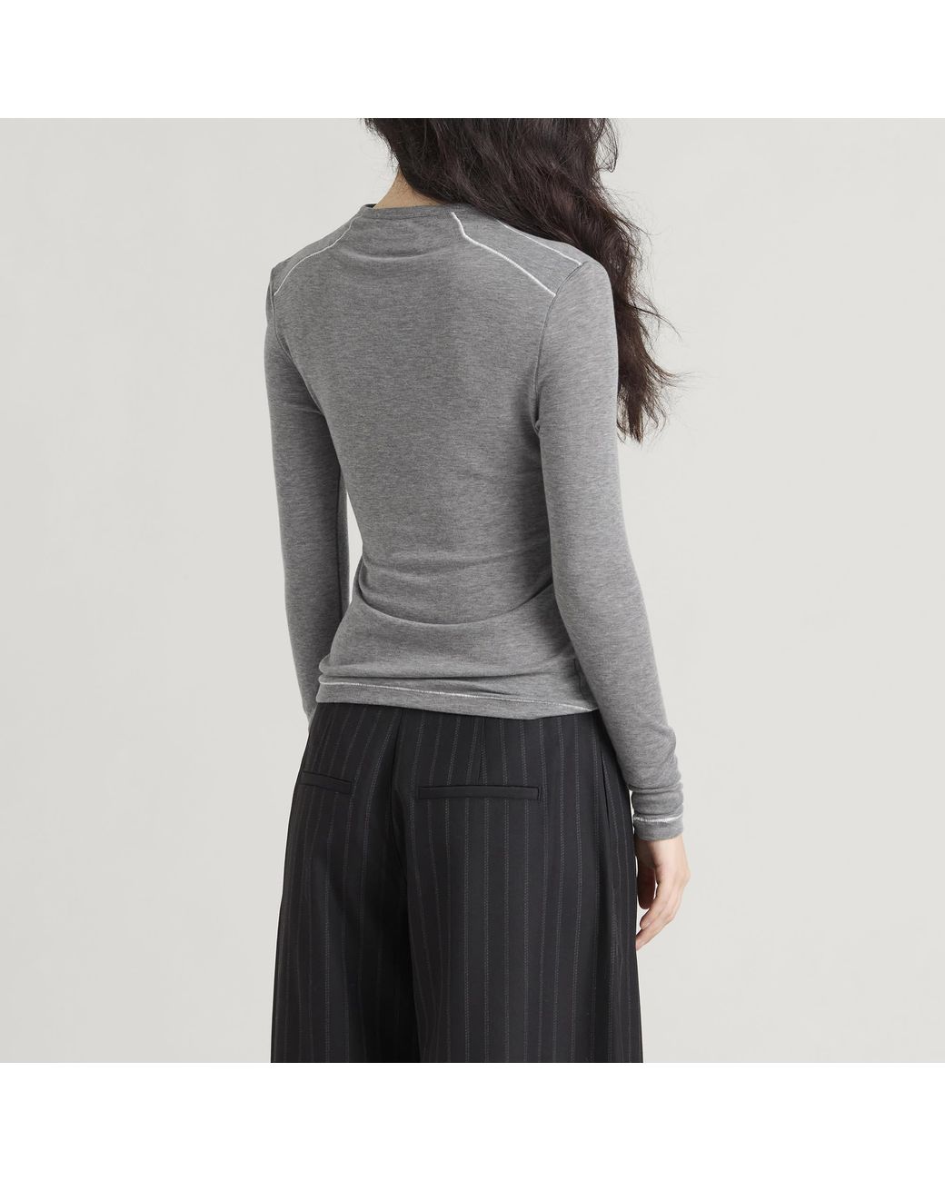 Samsøe & Samsøe Gray End. X Sadodo Long Sleeve Top
