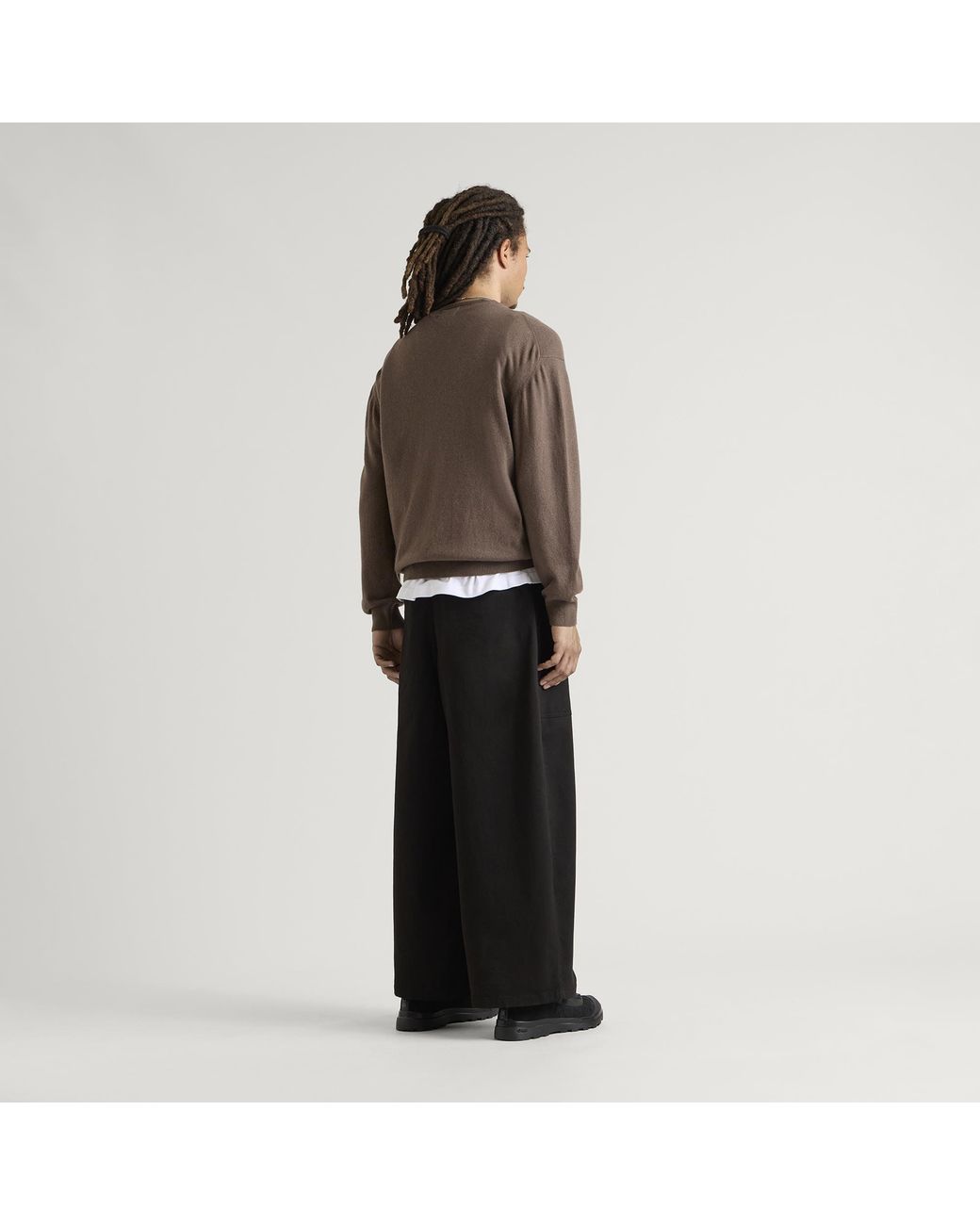 END. Brown Monogram Jumper for men