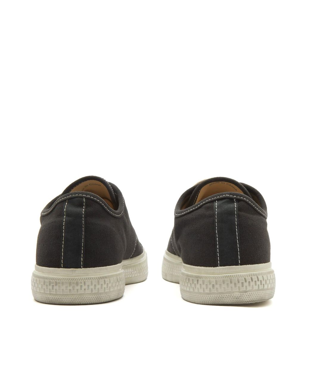 Acne Studios Ballow Soft Tumbled Tag Sneakers in Black for